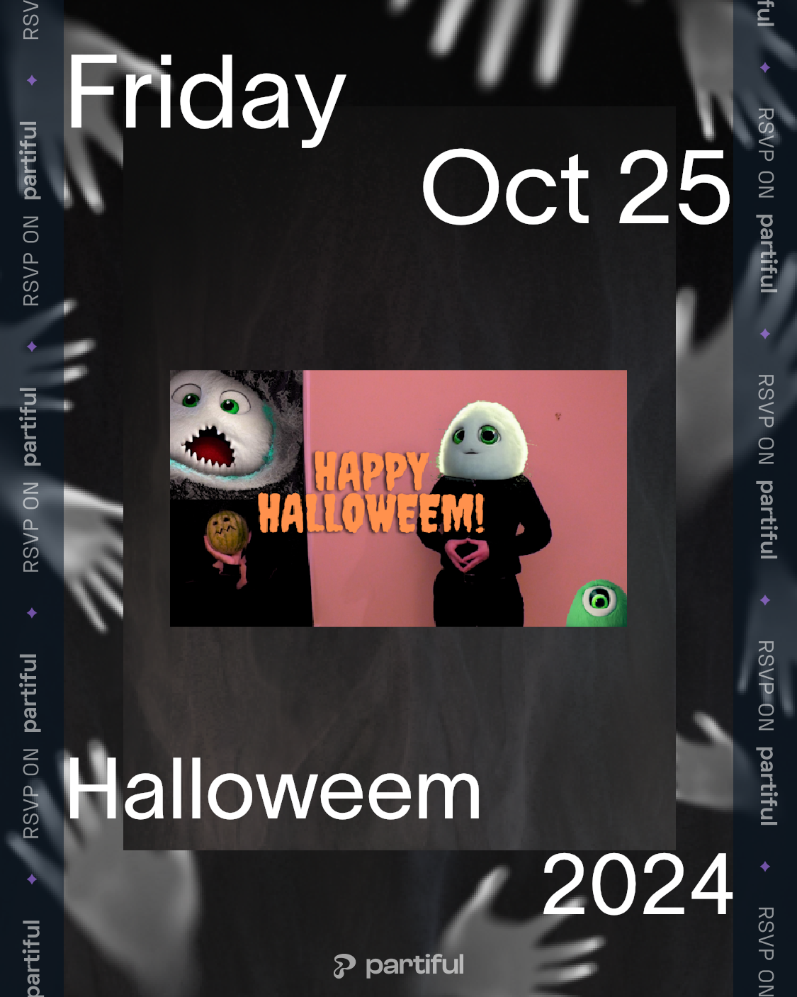 The flyer for Halloweem™ featuring Goomie Nate