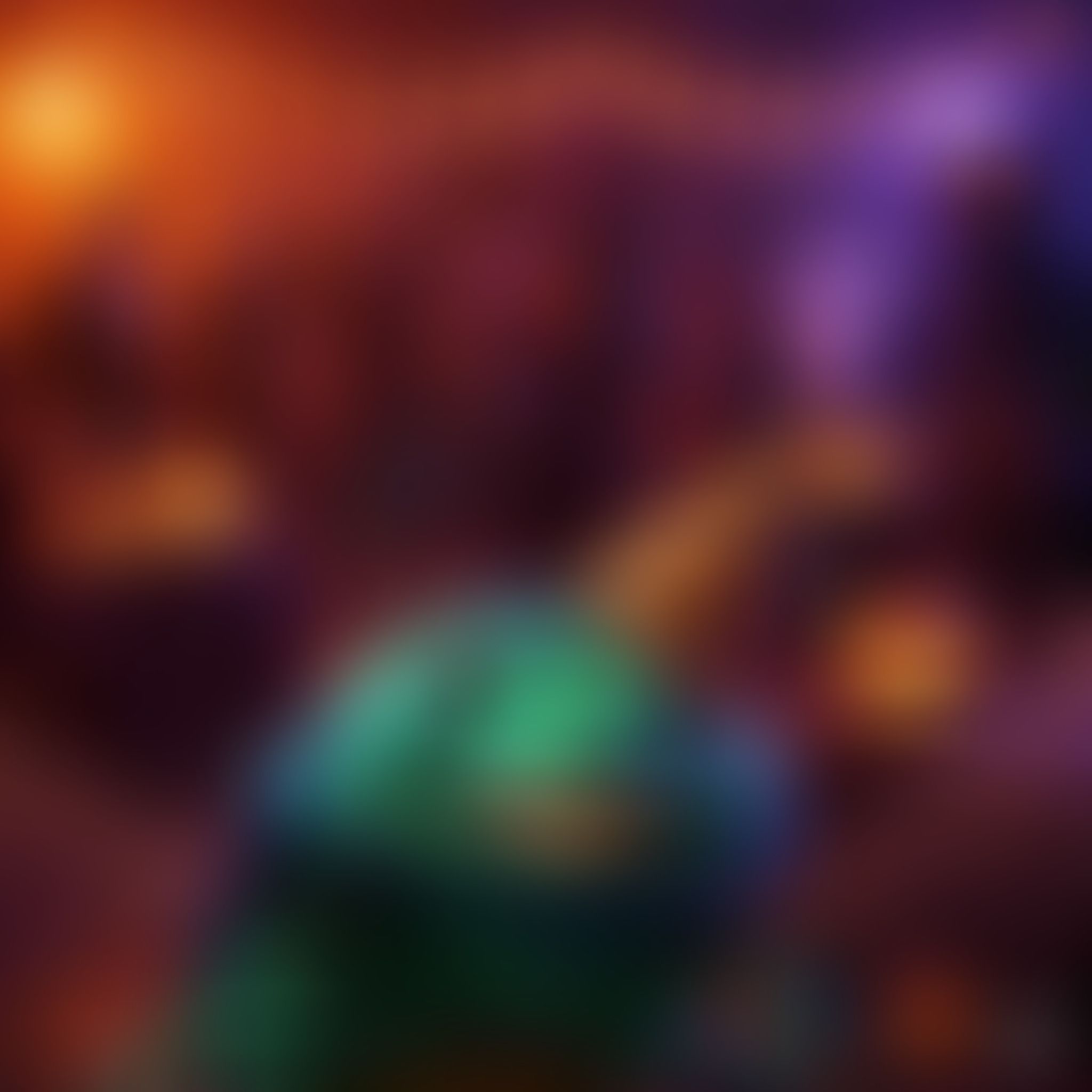 A blurred image of this year's new monster